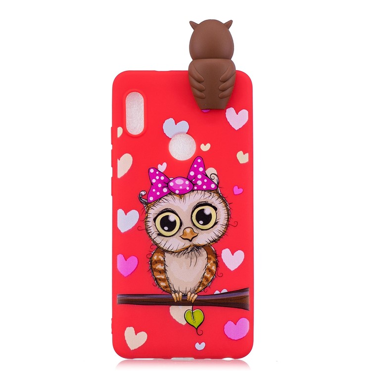 3D Cute Doll Patterned TPU Phone Cover for Xiaomi Mi A2 / Mi 6X - Female Owl-5