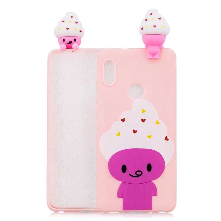 3D Cute Doll Patterned TPU Phone Shell for Xiaomi Mi A2 / Mi 6X - Cartoon Animal-1
