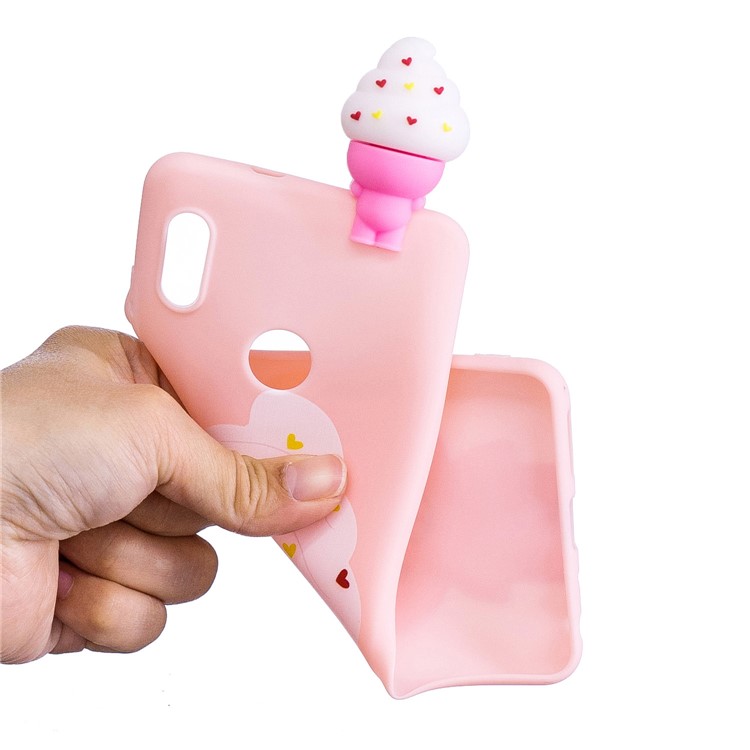 3D Cute Doll Patterned TPU Phone Shell for Xiaomi Mi A2 / Mi 6X - Cartoon Animal-2