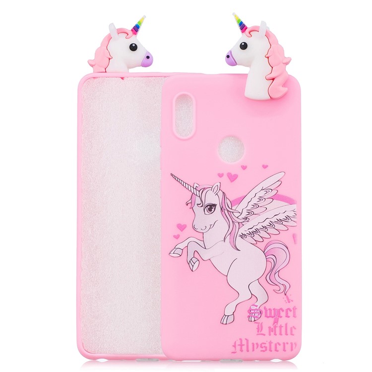 3D Cute Doll Patterned TPU Mobile Cover for Xiaomi Mi A2 / Mi 6X - Unicorn-1