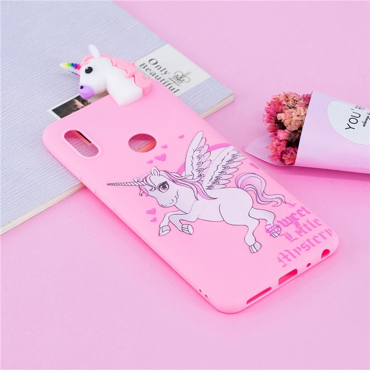 3D Cute Doll Patterned TPU Mobile Cover for Xiaomi Mi A2 / Mi 6X - Unicorn-8