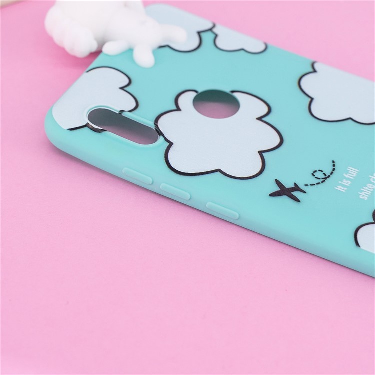 3D Cute Doll Pattern Printing TPU Mobile Casing for Xiaomi Mi A2 / Mi 6X - Cloud Pattern-11