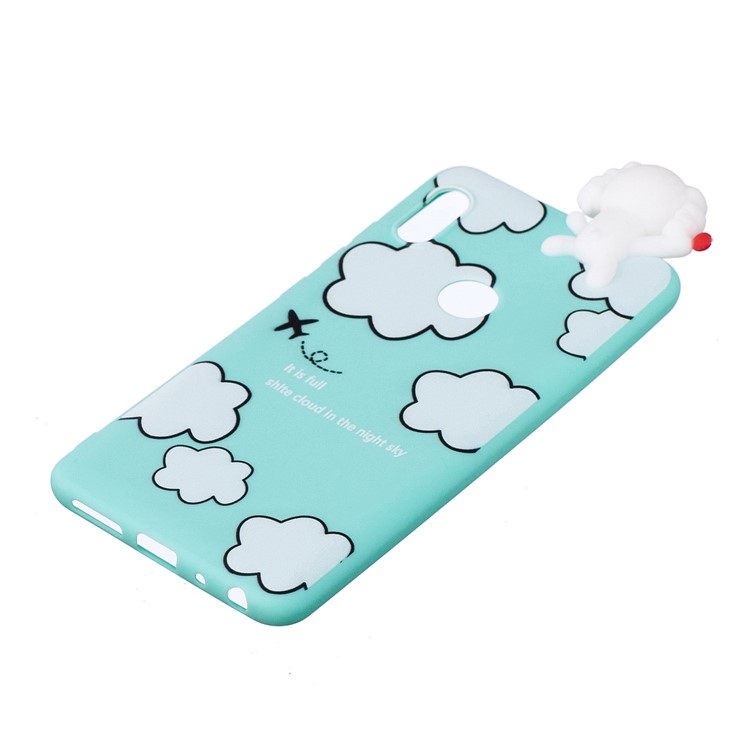 3D Cute Doll Pattern Printing TPU Mobile Casing for Xiaomi Mi A2 / Mi 6X - Cloud Pattern-3