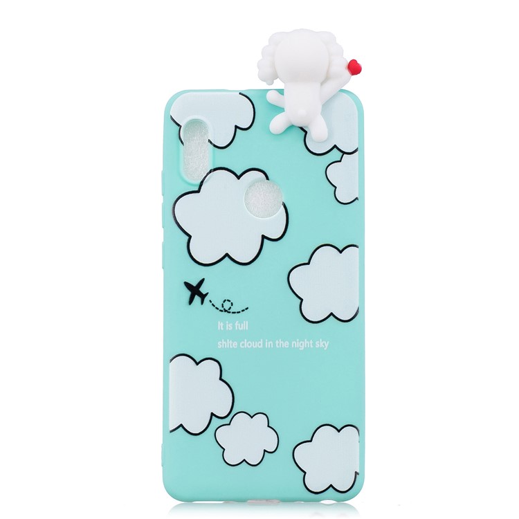 3D Cute Doll Pattern Printing TPU Mobile Casing for Xiaomi Mi A2 / Mi 6X - Cloud Pattern-5