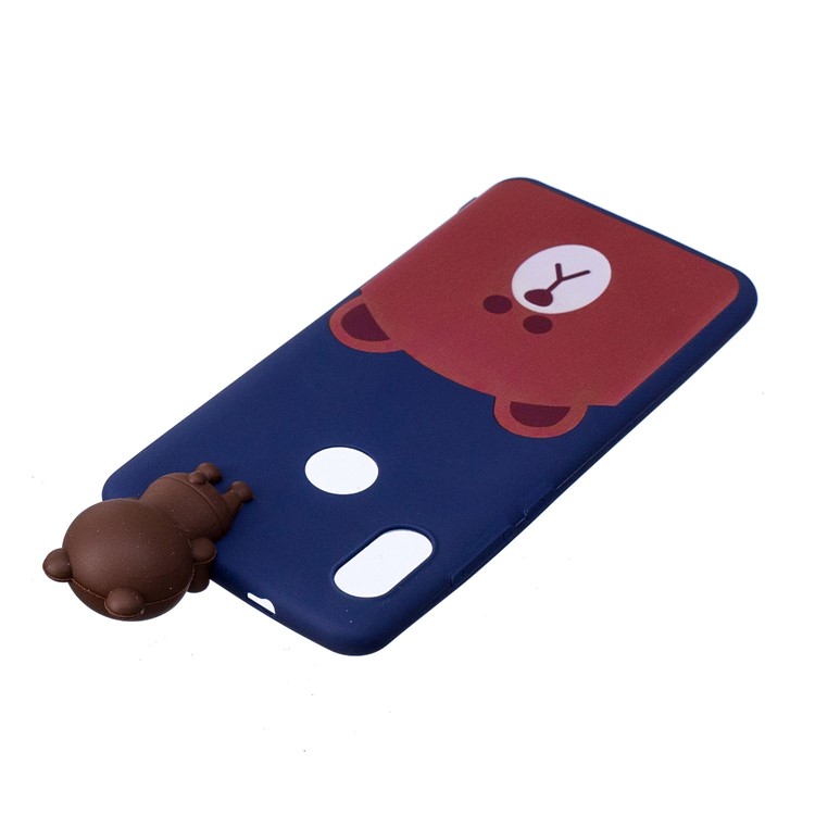 3D Cute Doll Pattern Printing TPU Mobile Shell for Xiaomi Mi A2 / Mi 6X - Bear-4