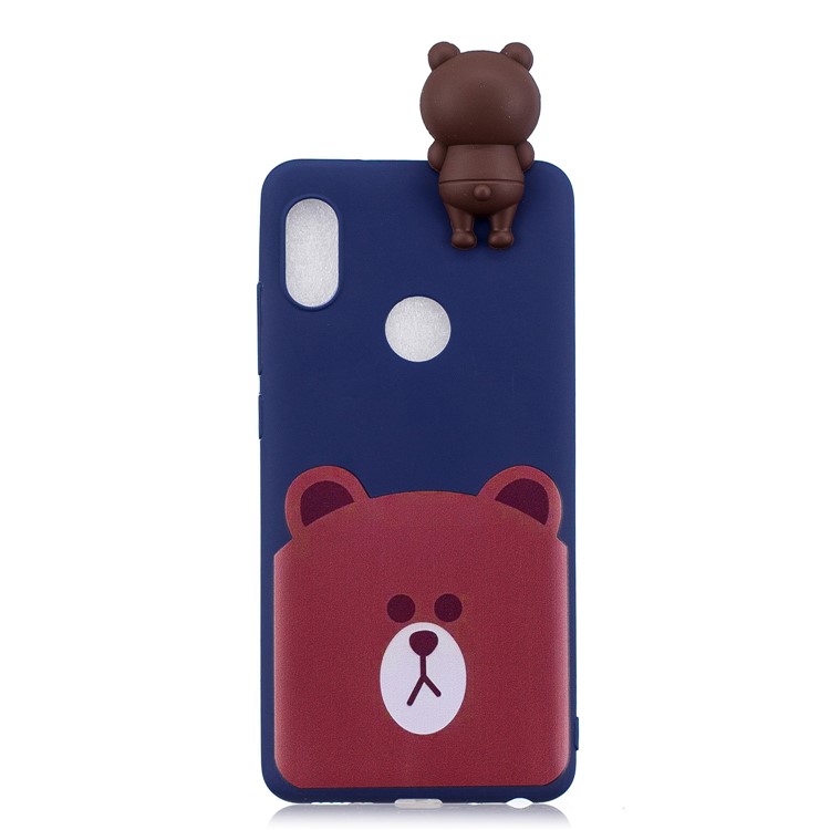 3D Cute Doll Pattern Printing TPU Mobile Shell for Xiaomi Mi A2 / Mi 6X - Bear-5