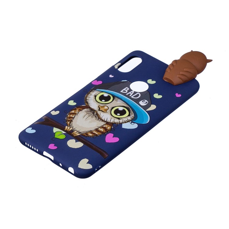 3D Cute Doll Patterned TPU Back Cover Case for Xiaomi Mi A2 / Mi 6X - Male Owl-3