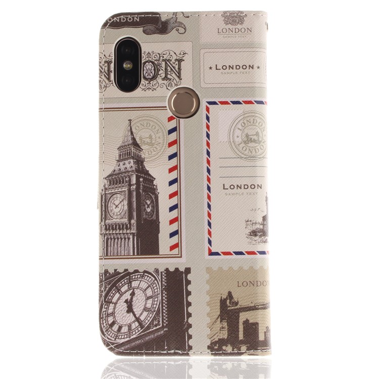 Pattern Printing Wallet Stand PU Leather Cover for Xiaomi Redmi Note 5 Pro (Dual Camera) / Redmi Note 5 (China) / Mi 6X - UK Flag-2