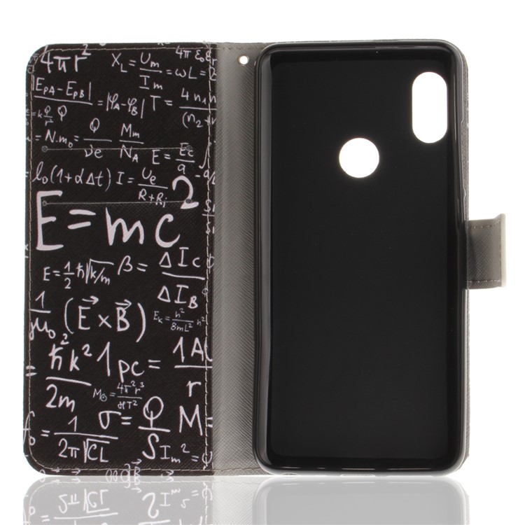 Pattern Printing Wallet Stand PU Leather Folio Case for Xiaomi Redmi Note 5 Pro (Dual Camera) / Redmi Note 5 (China) - Formula-8