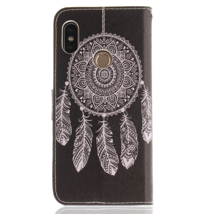Pattern Printing Leather Wallet Stand Casing for Xiaomi Redmi Note 5 Pro (Dual Camera) / Redmi Note 5 (China) - Dream Catcher-2