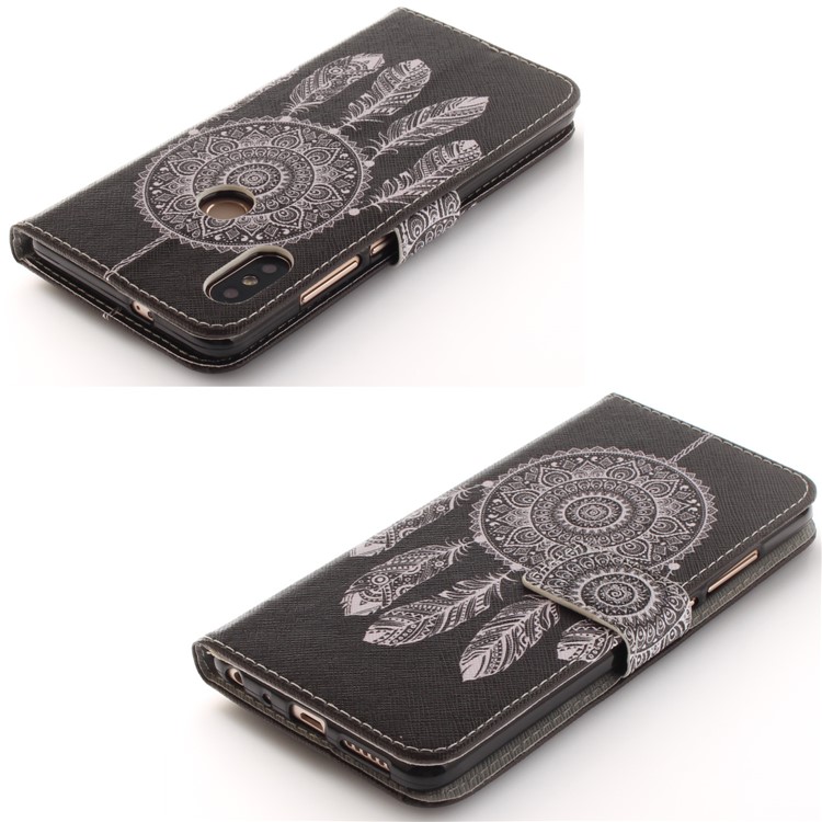 Pattern Printing Leather Wallet Stand Casing for Xiaomi Redmi Note 5 Pro (Dual Camera) / Redmi Note 5 (China) - Dream Catcher-4