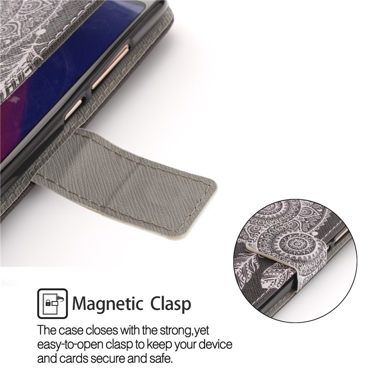 Pattern Printing Leather Wallet Stand Casing for Xiaomi Redmi Note 5 Pro (Dual Camera) / Redmi Note 5 (China) - Dream Catcher-6