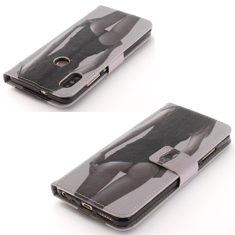 Pattern Printing Wallet Stand PU Leather Cover for Xiaomi Redmi Note 5 Pro (Dual Camera) / Redmi Note 5 (China) - Hot Girl-4