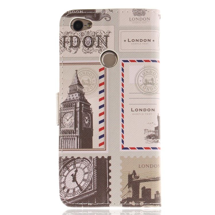 Pattern Printing Leather Stand Wallet Protective Casing with Card Slots for Xiaomi Redmi Note 5A Prime / Redmi Y1 (India) - UK Flag-2
