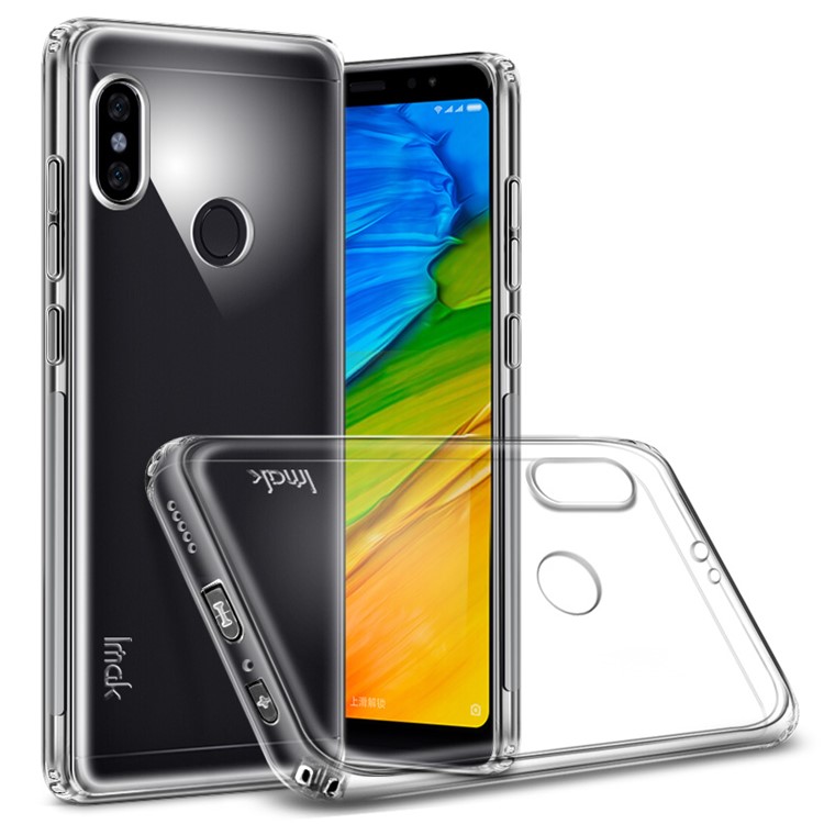 

IMAK Anti-drop TPU Back Case + Screen Protector for Xiaomi Redmi Note 5 Pro (Dual Camera) / Redmi Note 5 (China), Redmi Note 5 Pro