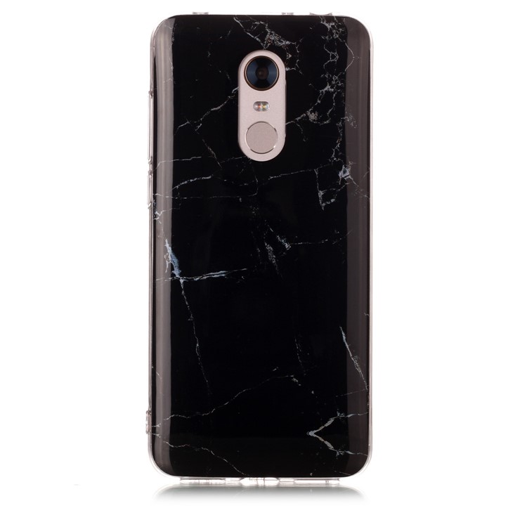 Marble Pattern IMD TPU Case for Xiaomi Redmi Note 5 (12MP Rear Camera) / Redmi 5 Plus (China) - Black-2