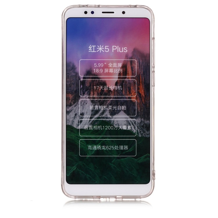 Marble Pattern IMD TPU Case for Xiaomi Redmi Note 5 (12MP Rear Camera) / Redmi 5 Plus (China) - Black-3