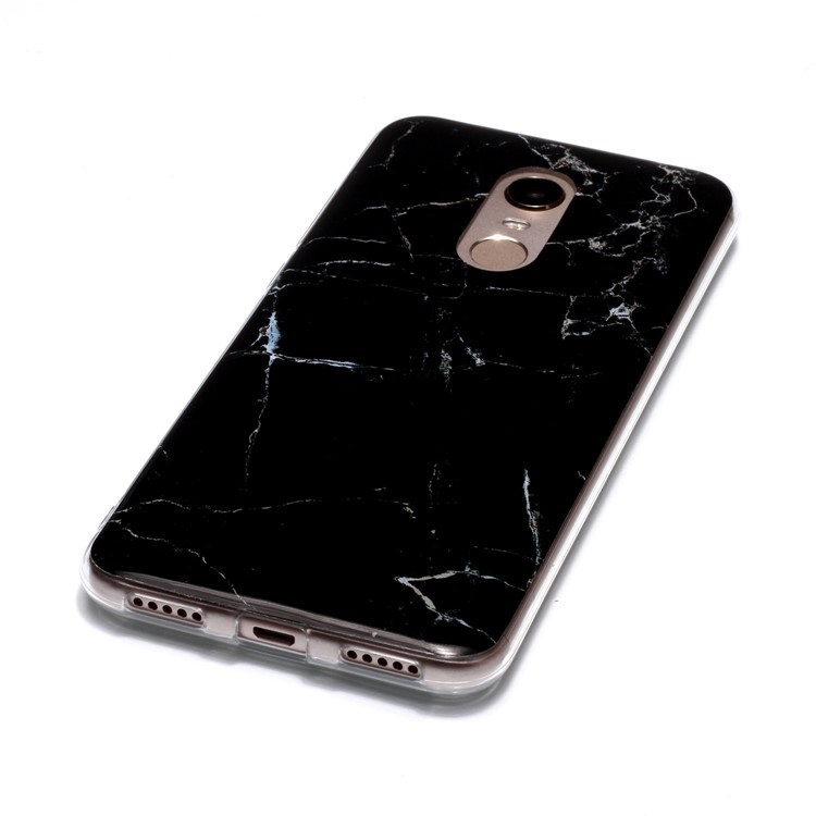 Marble Pattern IMD TPU Case for Xiaomi Redmi Note 5 (12MP Rear Camera) / Redmi 5 Plus (China) - Black-4