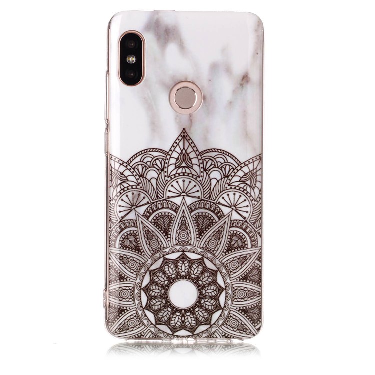 Marble Pattern IMD TPU Mobile Phone Shell for Xiaomi Redmi Note 5 Pro (Dual Camera) / Redmi Note 5 (China) - Mandala Pattern-2