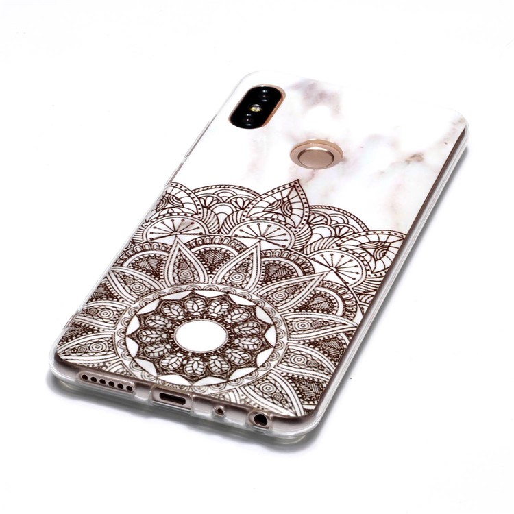 Marble Pattern IMD TPU Mobile Phone Shell for Xiaomi Redmi Note 5 Pro (Dual Camera) / Redmi Note 5 (China) - Mandala Pattern-3