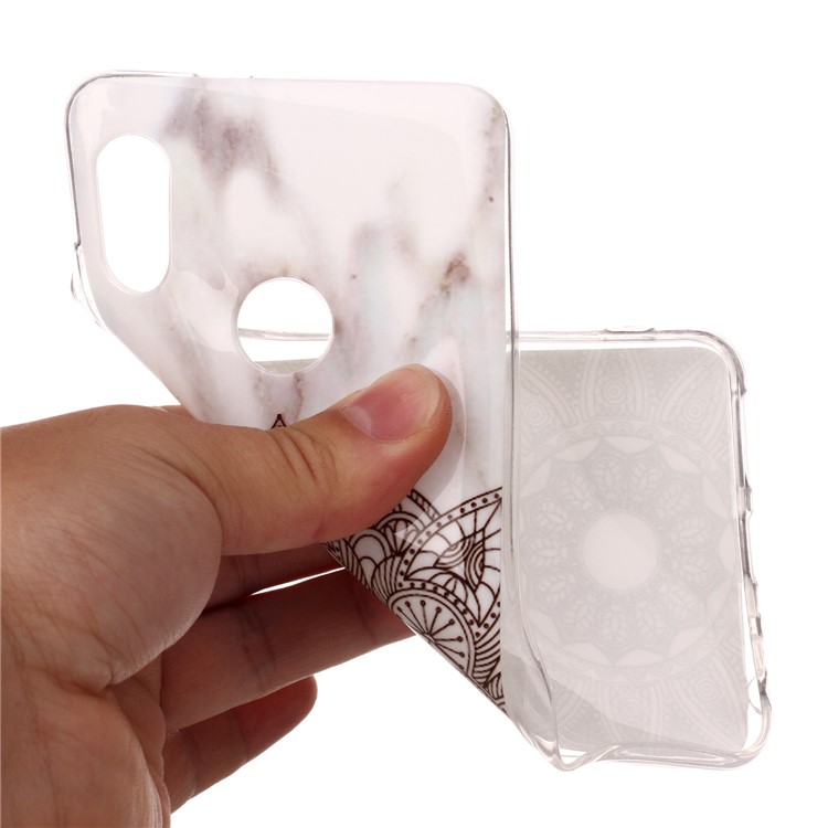 Marble Pattern IMD TPU Mobile Phone Shell for Xiaomi Redmi Note 5 Pro (Dual Camera) / Redmi Note 5 (China) - Mandala Pattern-4