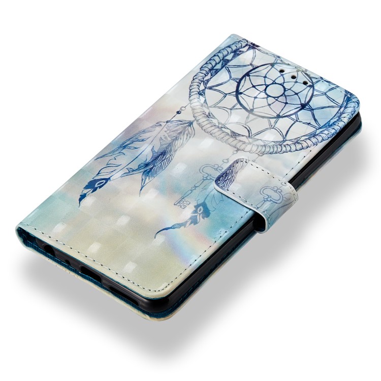 Pattern Printing Leather Wallet Cover for Xiaomi Redmi Note 5 Pro (Dual Camera) / Redmi Note 5 (China) - Feather Dream Catcher-4