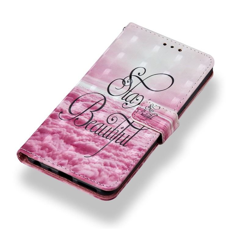 Pattern Printing Leather Card Holder Case for Xiaomi Redmi Note 5 Pro (Dual Camera) / Redmi Note 5 (China) - Stay Beautiful-4