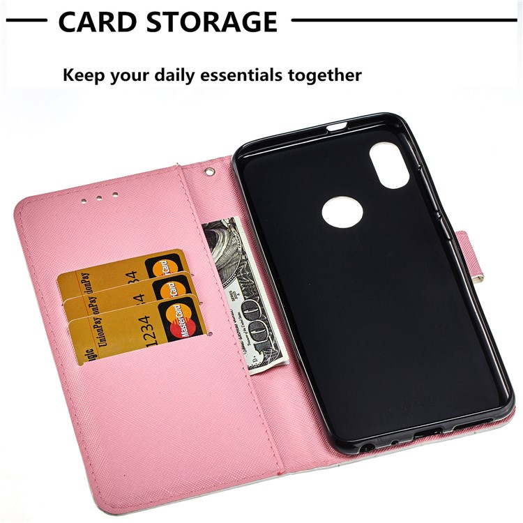 Pattern Printing PU Leather Wallet Case for Xiaomi Redmi Note 5 Pro (Dual Camera) / Redmi Note 5 (China) - Vivid Flower-5