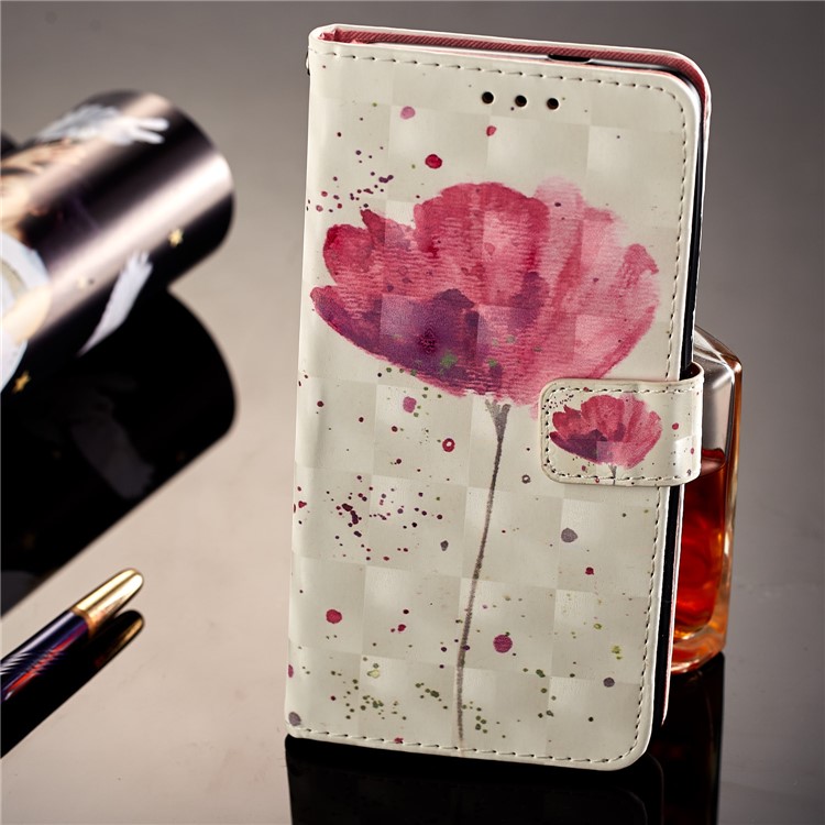Pattern Printing PU Leather Wallet Case for Xiaomi Redmi Note 5 Pro (Dual Camera) / Redmi Note 5 (China) - Vivid Flower-7