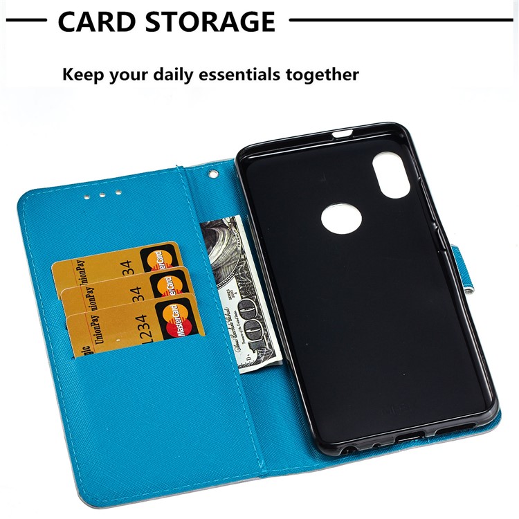 Pattern Printing Leather Wallet Phone Case for Xiaomi Redmi Note 5 Pro (Dual Camera) / Redmi Note 5 (China) - Dream Catcher-5
