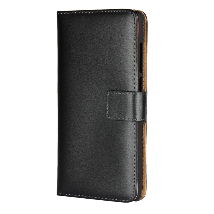 Split Leather Wallet Stand Mobile Phone Case Cover Shell for Xiaomi Mi Mix 2 - Black-2