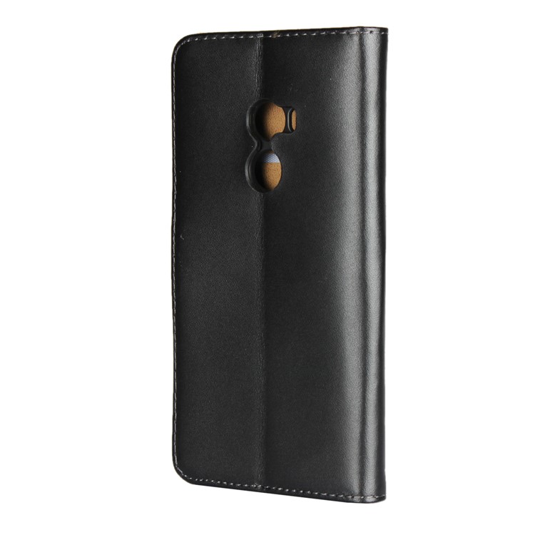 Split Leather Wallet Stand Mobile Phone Case Cover Shell for Xiaomi Mi Mix 2 - Black-3