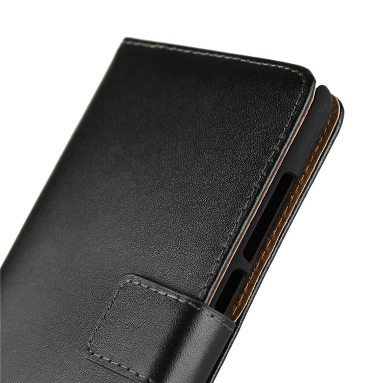Split Leather Wallet Stand Mobile Phone Case Cover Shell for Xiaomi Mi Mix 2 - Black-8