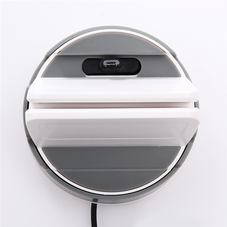 360-degree Rotating Micro USB Charging Sync Stand Dock for Samsung Sony Huawei etc - Grey-3