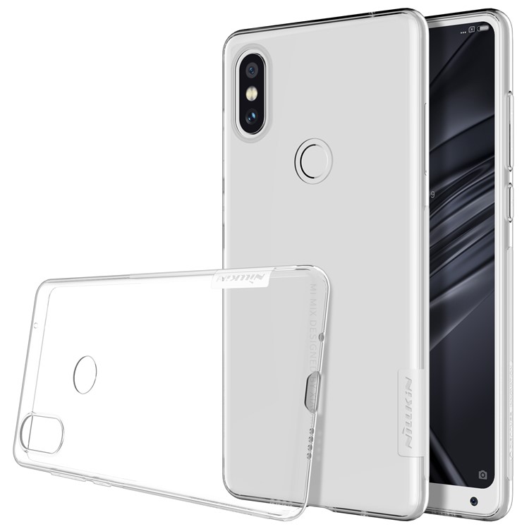 

NILLKIN Nature 0.6mm Soft TPU Back Phone Shell for Xiaomi Mi Mix 2s - Transparent, Xiaomi Mi Mix 2s