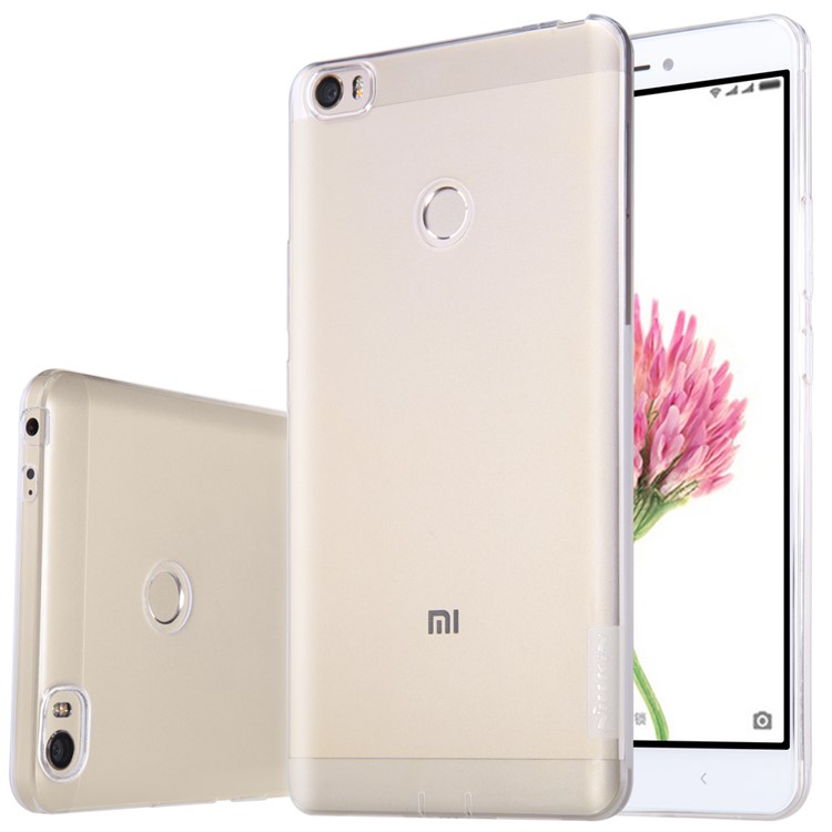 NILLKIN 0.6mm Capa de pele Nature TPU para Xiaomi Mi Max - branco-6