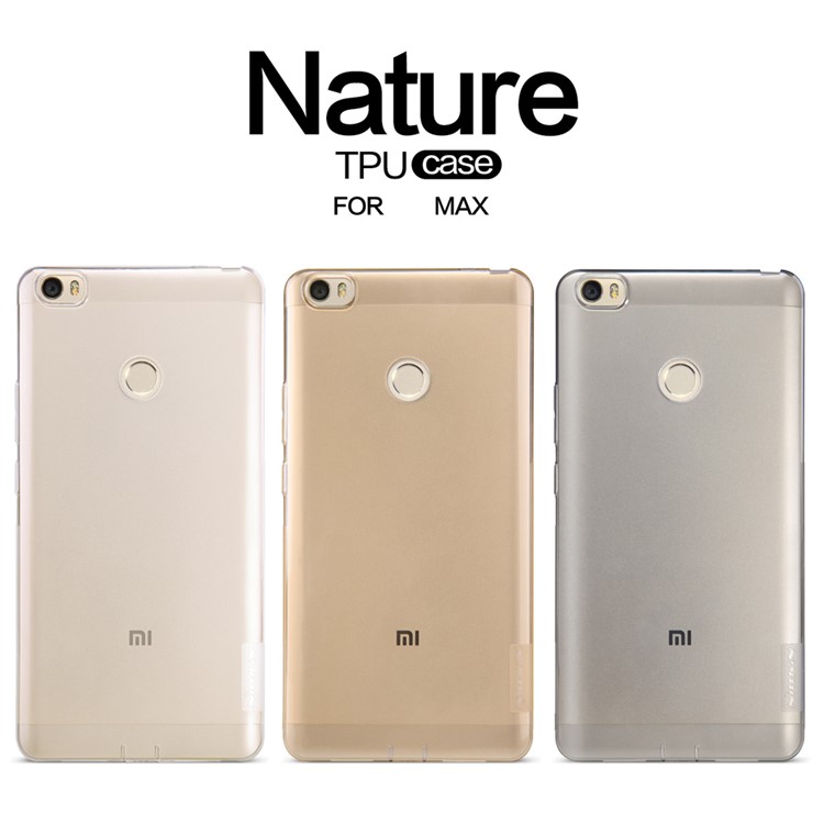 NILLKIN 0.6mm Capa de pele Nature TPU para Xiaomi Mi Max - branco-7