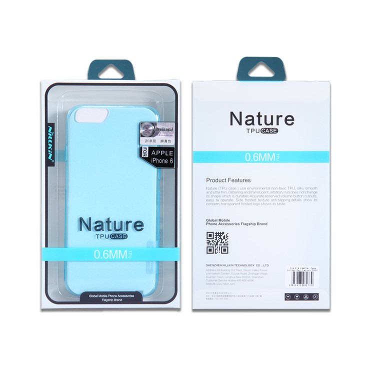 NILLKIN 0.6mm Capa de pele Nature TPU para Xiaomi Mi Max - branco-8