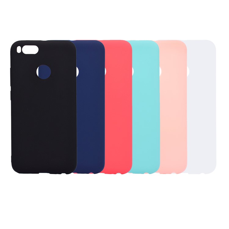 Soft Matte TPU Cell Phone Case for Xiaomi Mi A1 / 5X - Black-7