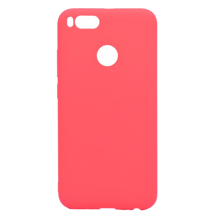 Soft Matte TPU Gel Phone Cover for Xiaomi Mi A1 / 5X - Red-2