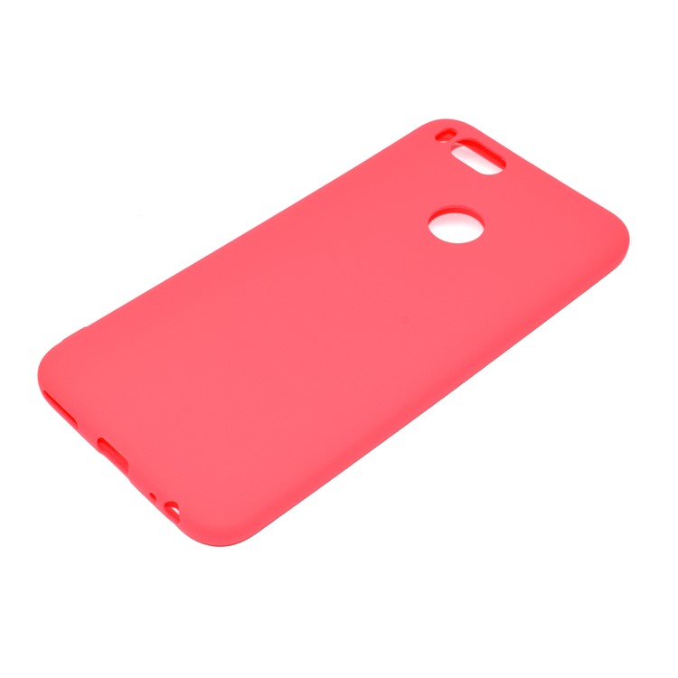 Soft Matte TPU Gel Phone Cover for Xiaomi Mi A1 / 5X - Red-3