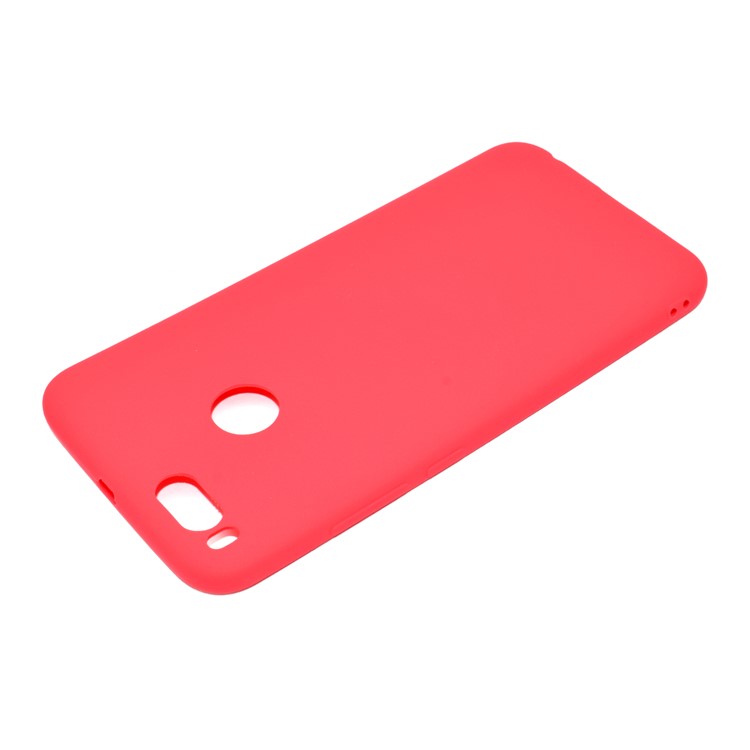 Soft Matte TPU Gel Phone Cover for Xiaomi Mi A1 / 5X - Red-4