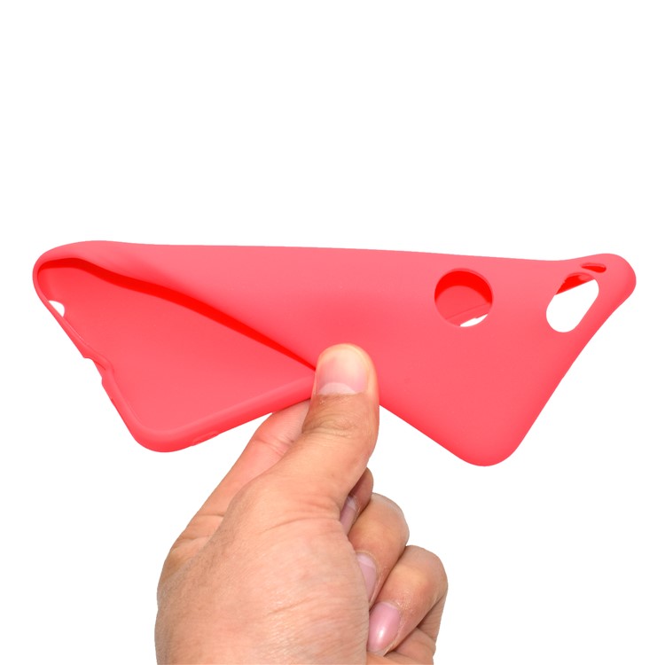 Soft Matte TPU Gel Phone Cover for Xiaomi Mi A1 / 5X - Red-6