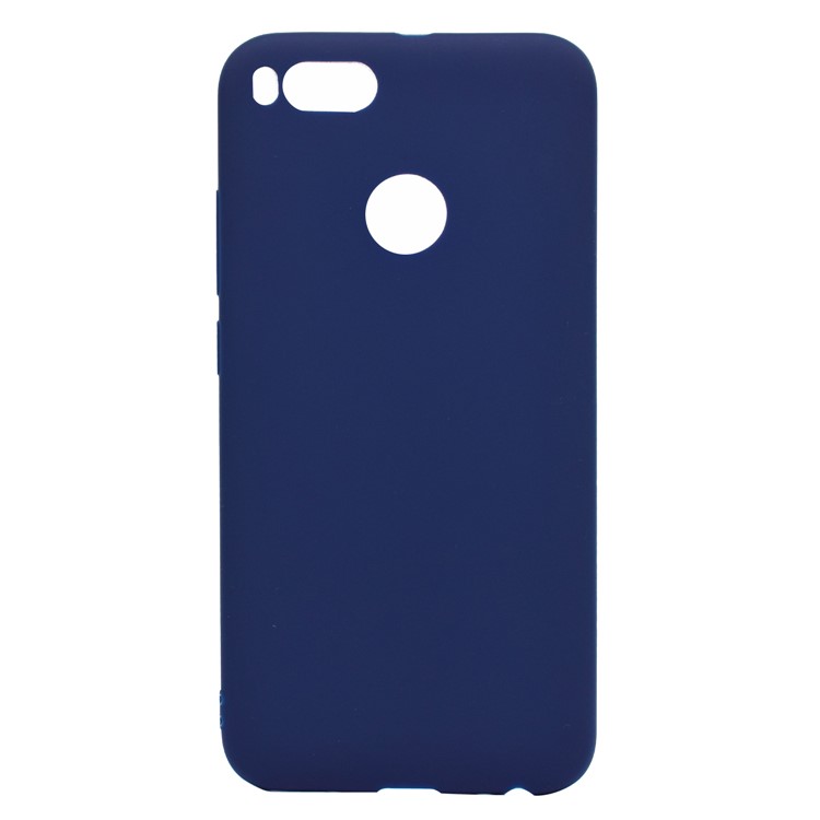 Soft Matte TPU Phone Casing Cover for Xiaomi Mi A1 / 5X - Dark Blue-2