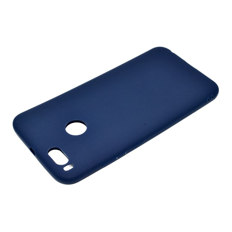 Soft Matte TPU Phone Casing Cover for Xiaomi Mi A1 / 5X - Dark Blue-4