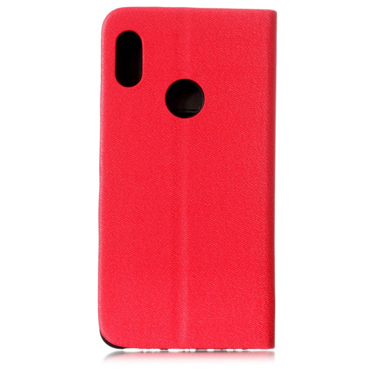 copertura In Pelle Bicolore Per Xiaomi Mi A2 / Mi 6X - Rosso-2