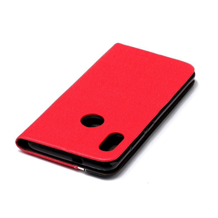 copertura In Pelle Bicolore Per Xiaomi Mi A2 / Mi 6X - Rosso-6
