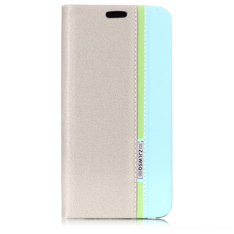 Two-color Leather Card Holder Case for Xiaomi Mi A2 / Mi 6X - Grey-1