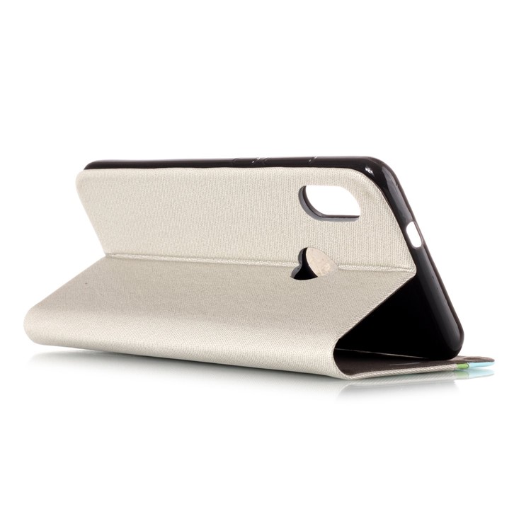 Two-color Leather Card Holder Case for Xiaomi Mi A2 / Mi 6X - Grey-3