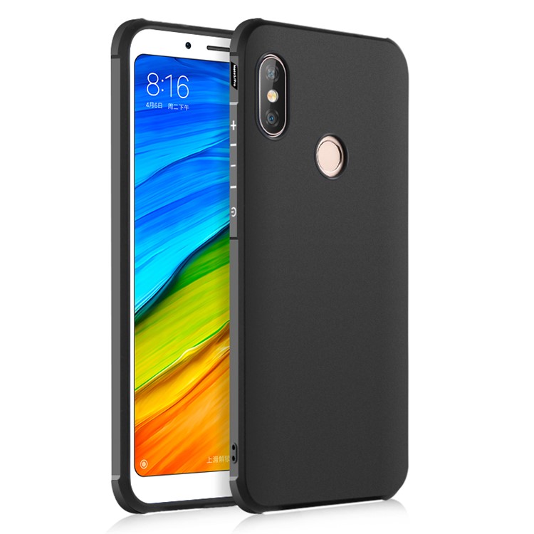 All-wrapped Drop-proof TPU Phone Casing for Xiaomi Redmi Note 5 (12MP Rear Camera) / Redmi 5 Plus (China) - Black